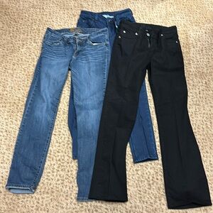 3 pair of jeans size 4 and 27
Kut from the Kloth
BCBG